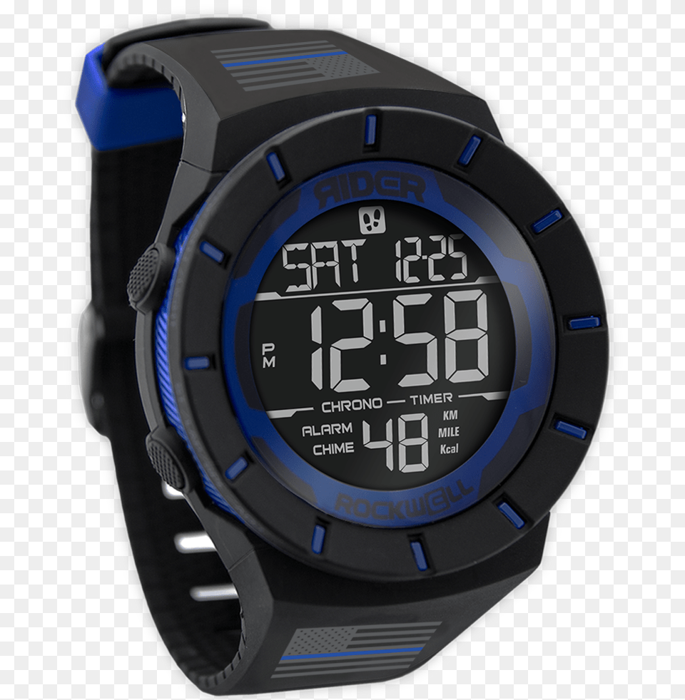 Coliseum Blue Line American Thin, Wristwatch, Person, Arm, Body Part Free Png Download