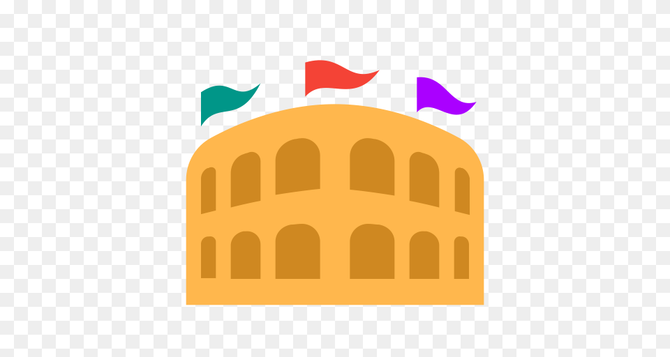 Coliseum Monuments Italy Icon With And Vector Format, Clothing, Hat, Cake, Dessert Free Png