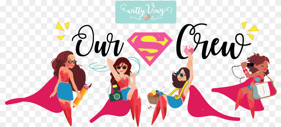 Collaborate With Wittyvows Witty Vows Bride Squad Animated, Adult, Female, Person, Woman Png