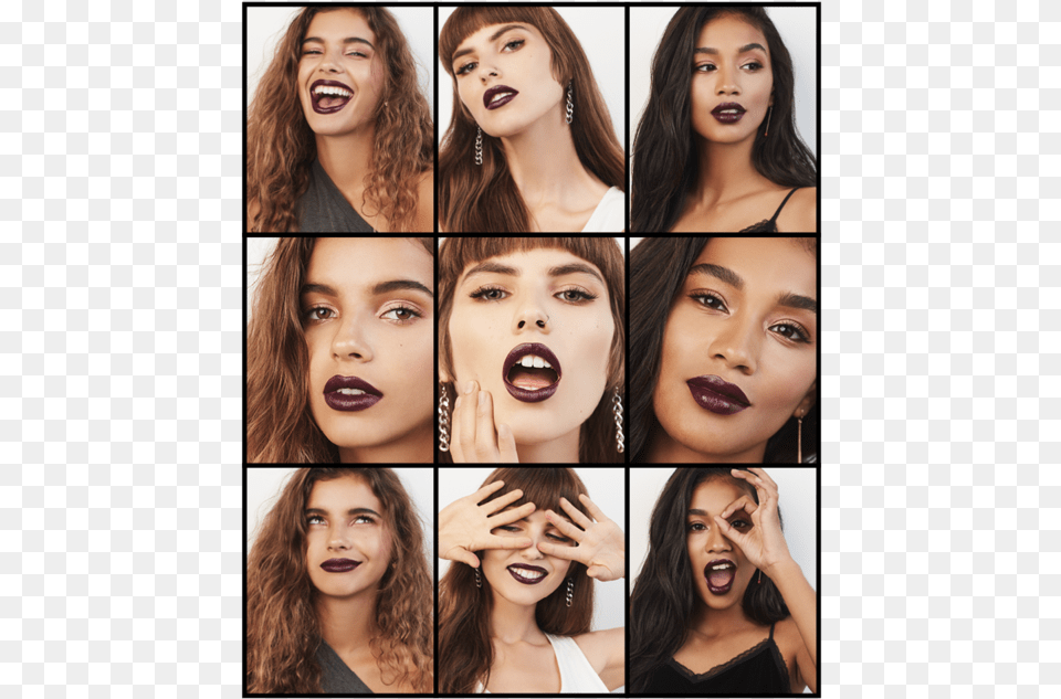 Collage, Adult, Face, Female, Head Png