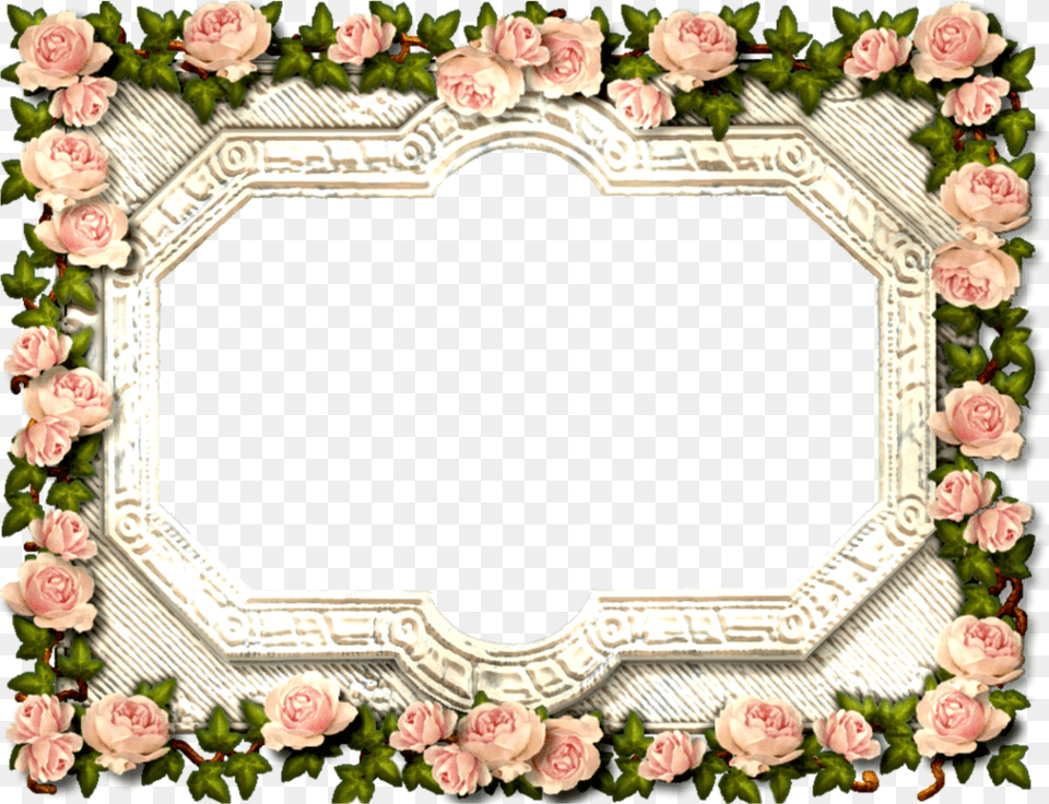 Collage Maker Picsart Floral Wreath Frames Clip Rose Frame Png