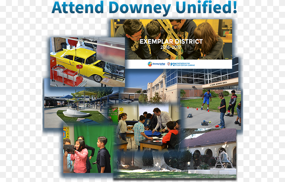 Collage Of Pictures Showing Downey Unified Exemplar Leisure, Art, Person, Adult, Man Free Transparent Png