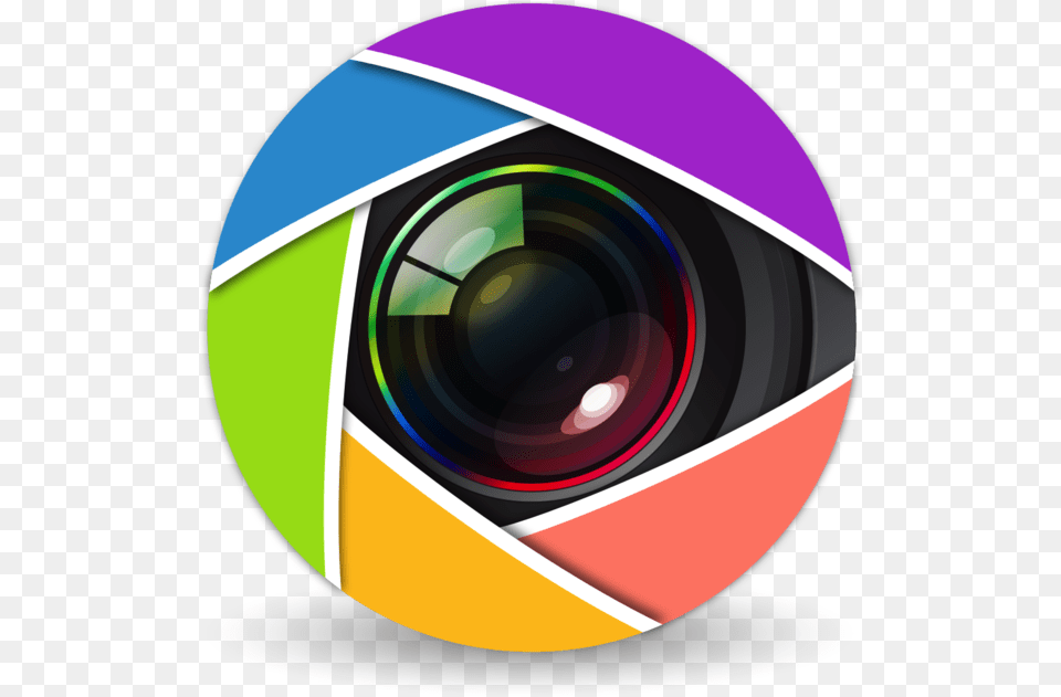 Collageit 3 Pro Im Mac App Store Camera Lens Vector, Electronics, Disk, Camera Lens, Sphere Free Png Download