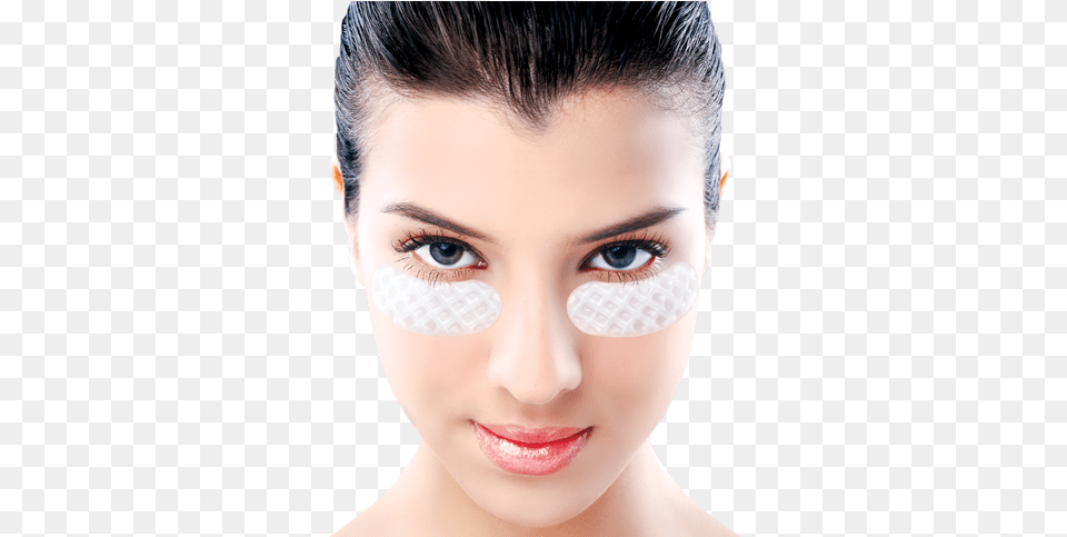 Collagena Crystale Eye Patches Are Soaked With Girl, Adult, Face, Female, Head Png Image