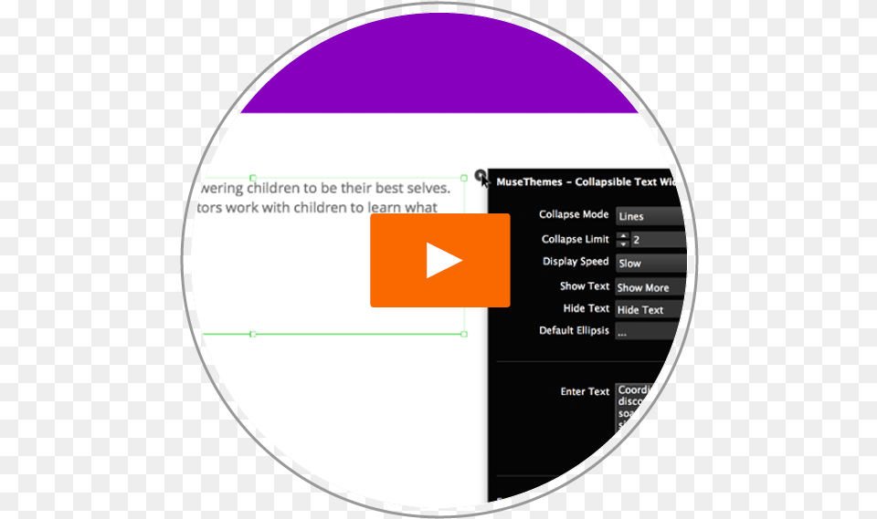 Collapsible Text Tutorial Circle, Disk, Dvd Free Transparent Png