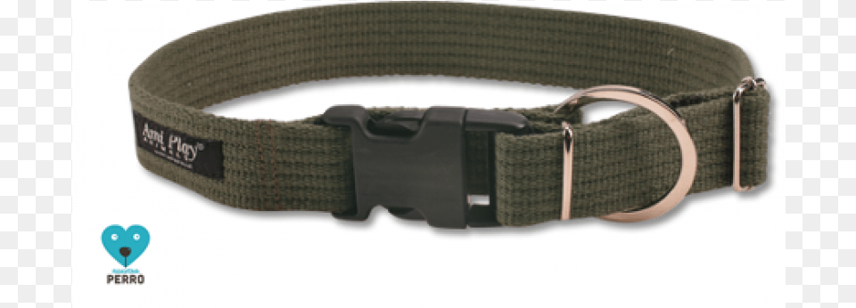 Collar Algodn Ecolgico Anti Alrgico Kaki Para Strap, Accessories, Canvas, Belt, Buckle Png Image