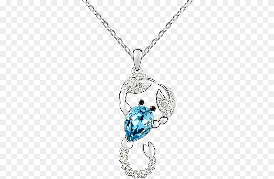 Collar Escorpin Con Diamante De Fantasa Colores Necklace, Accessories, Jewelry, Diamond, Gemstone Free Png Download