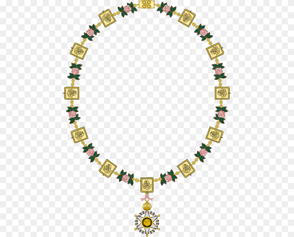 Collar Of The Imperial Order Of The Rose Format Toison D Or Ordre, Accessories, Jewelry, Necklace, Bracelet Free Transparent Png