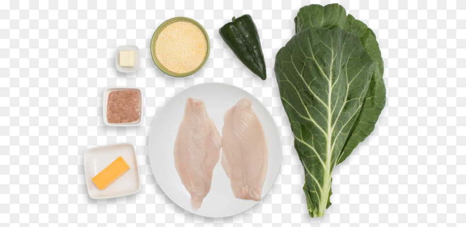 Collard Greens, Plate, Food, Produce, Leaf Png Image
