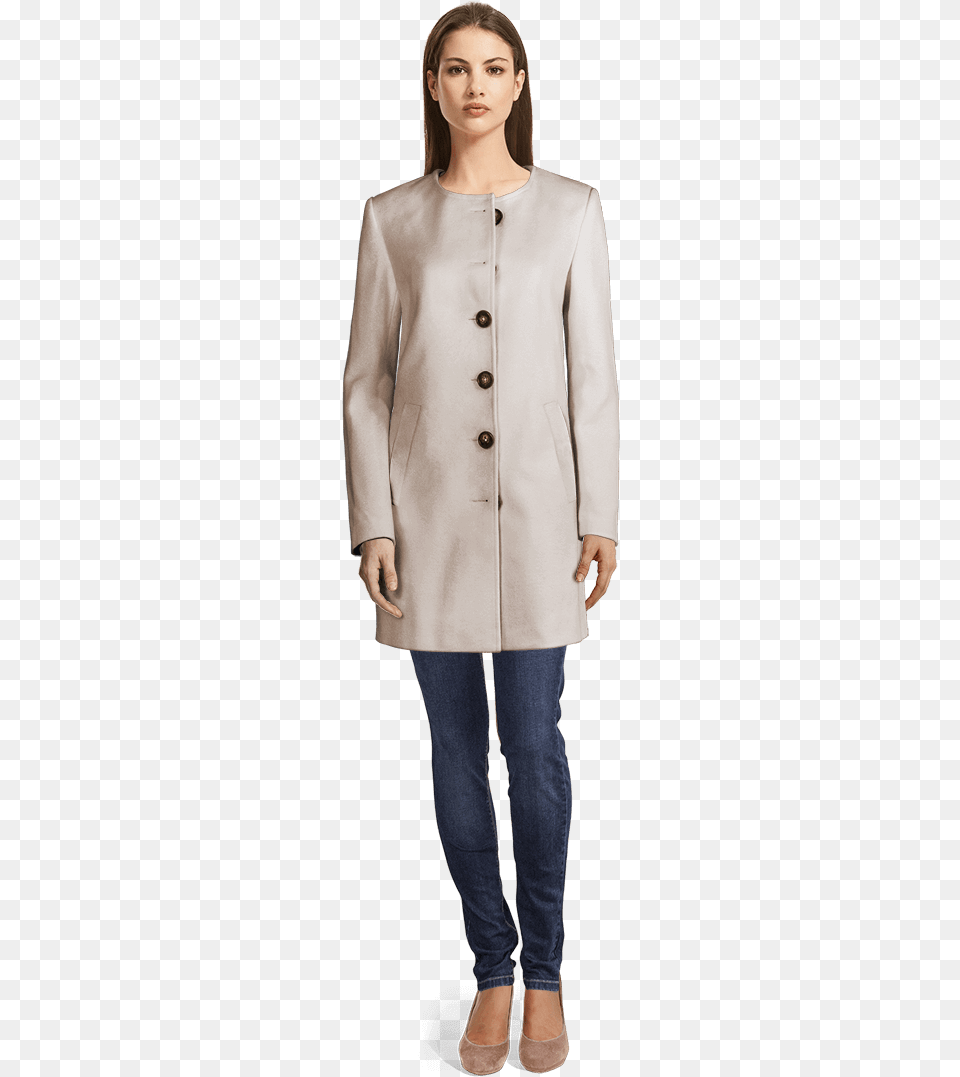 Collarless Coat Coat Pant Women, Clothing, Adult, Person, Woman Free Transparent Png