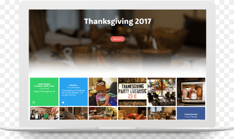 Collect And Share Your Favorite Thanksgiving Memories Online Advertising, Person, Computer, Electronics, Advertisement Free Transparent Png