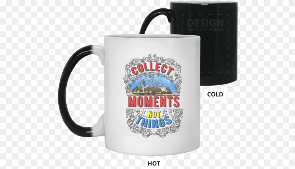 Collect The Moments Color Changing Mug 11 Oz Mug, Cup, Beverage, Coffee, Coffee Cup Free Png