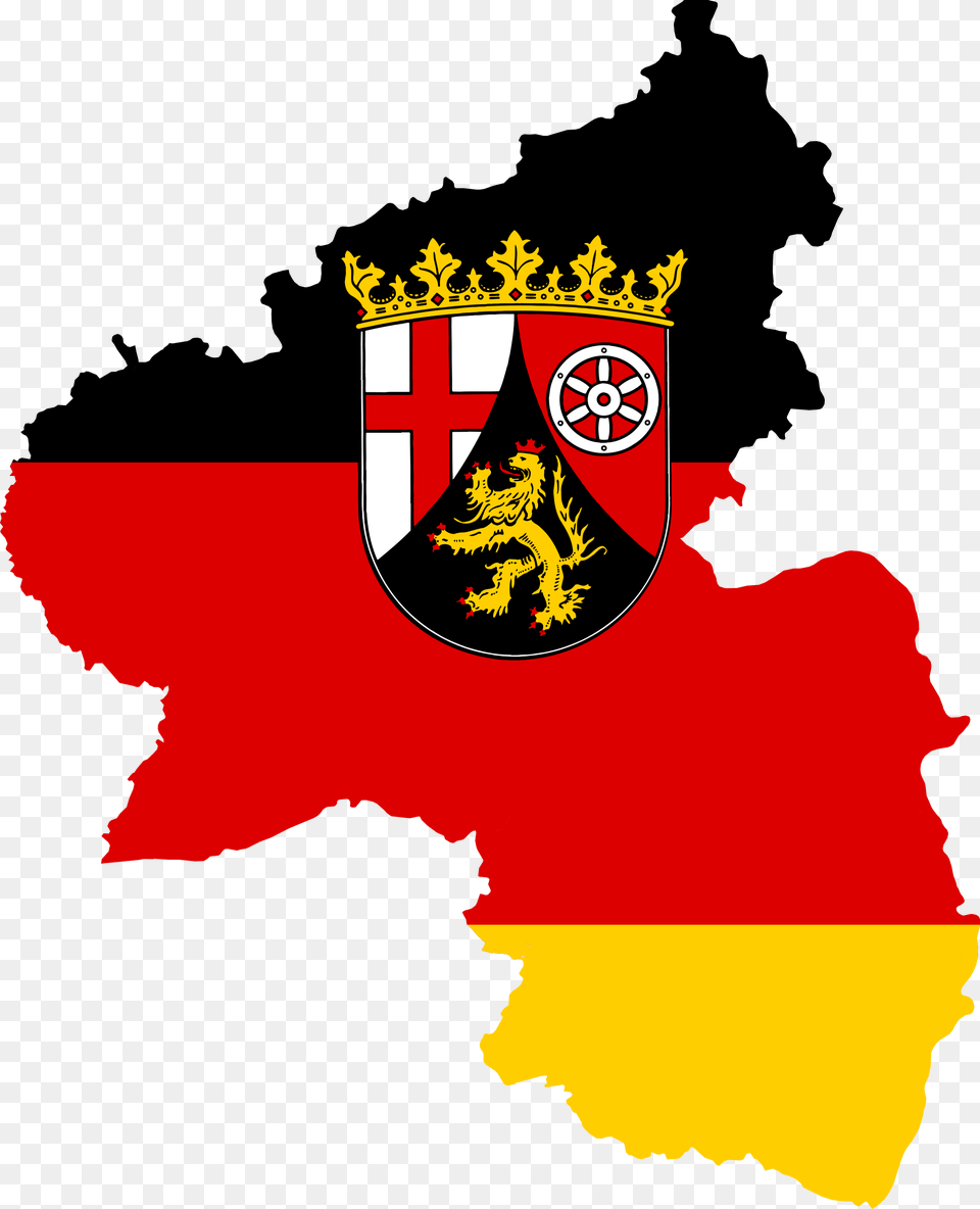 Collectable Badges Rhineland Palatinate Flag Rheinland Rhineland Palatinate Flag, Emblem, Symbol, Logo Png