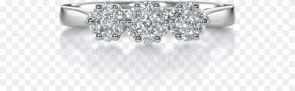 Collectible Rings Classic Trinity Illusion Cluster Cartier Damesheren Trinity De Cartier Classic Ring, Accessories, Diamond, Gemstone, Jewelry Free Png