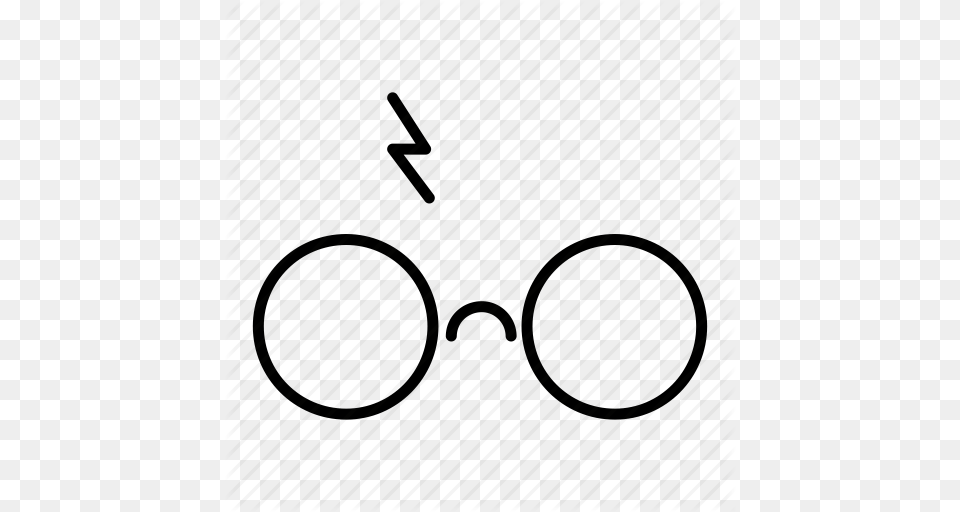Collection Final Glasses Harry Potter Round Scar Icon, Accessories, Goggles, Sunglasses Png