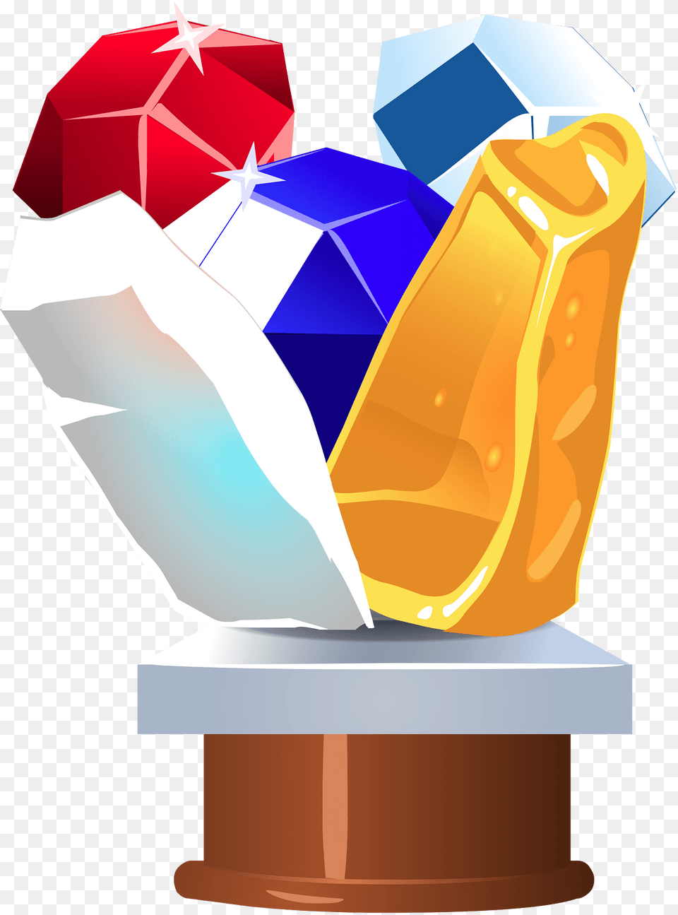 Collection Gems Trophy Clipart, Art, Paper Free Png