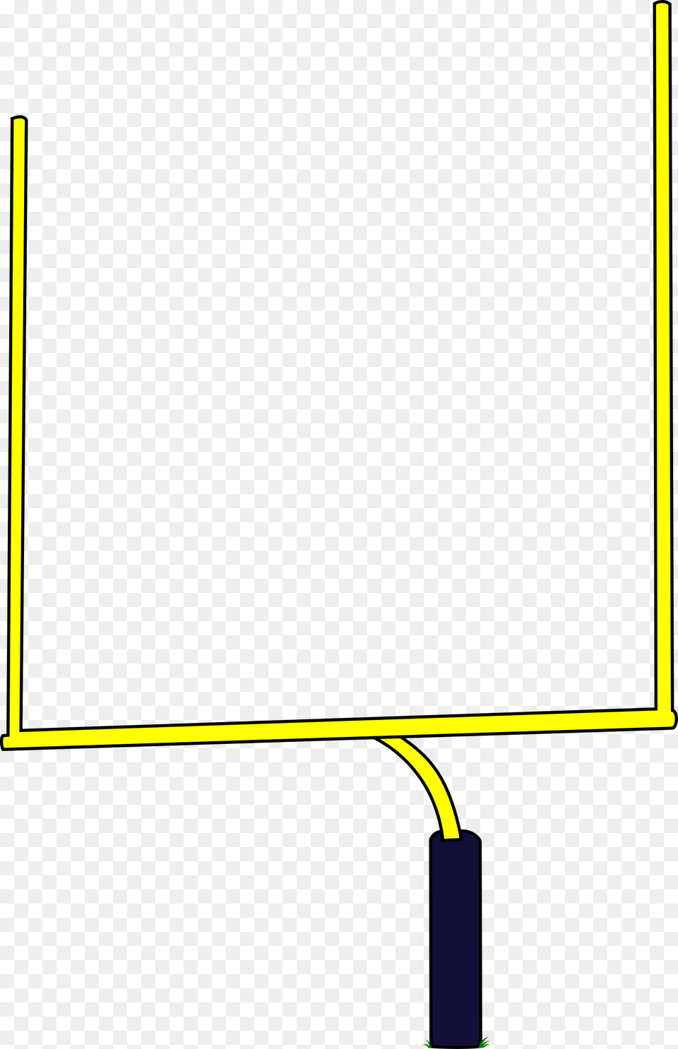 Collection Of American Football Goal Clipart Field Goal Post, Blackboard, Electronics, Screen, Computer Hardware Png Image