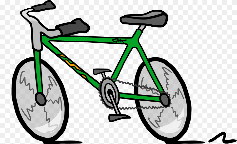 Collection Of Bike Unused Materials In The Community, Bicycle, Transportation, Vehicle, Grass Png