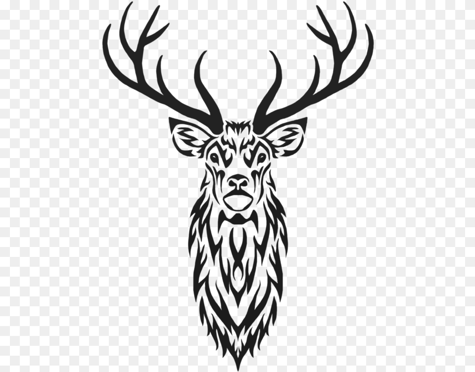 Collection Of Buck Tribal Stag, Animal, Deer, Mammal, Wildlife Free Png Download
