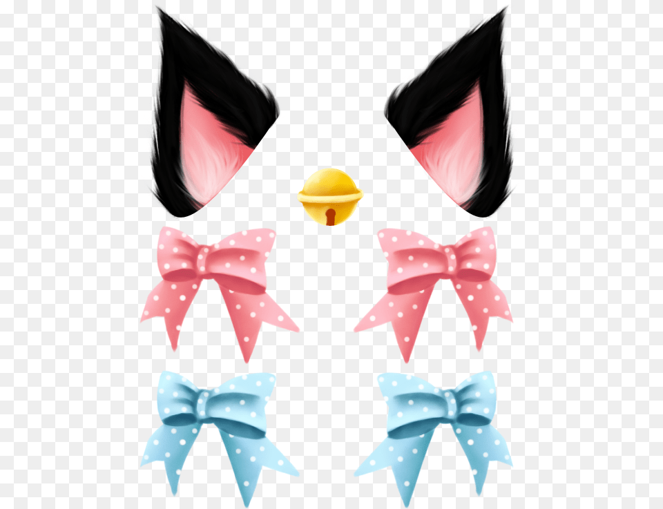 Collection Of Cat Ear Clipart Anime Cat Ears Background, Accessories, Formal Wear, Tie, Bow Tie Png