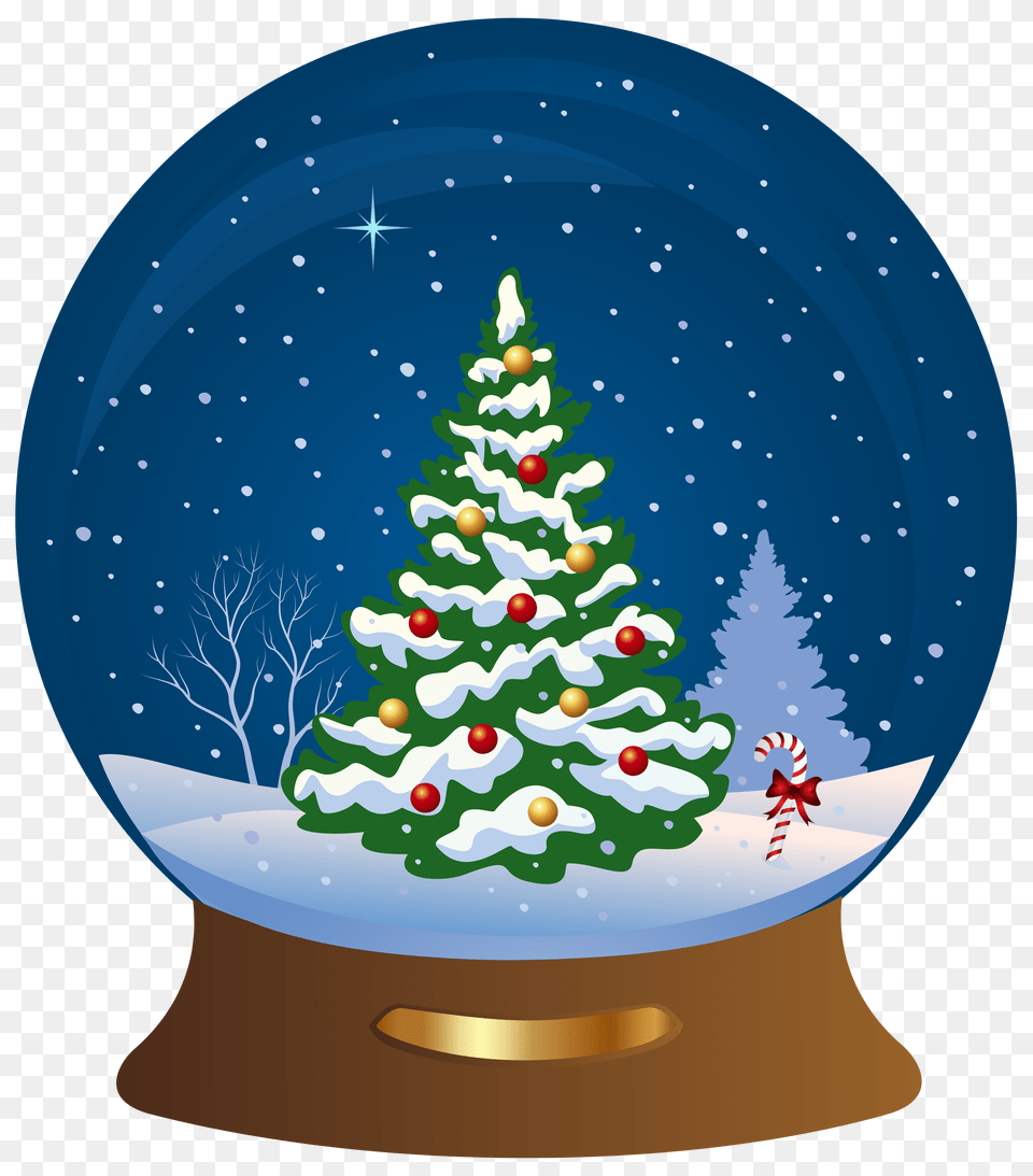 Collection Of Christmas Snow Globe Christmas Clipart Snow Globe, Plant, Tree, Christmas Decorations, Festival Png Image