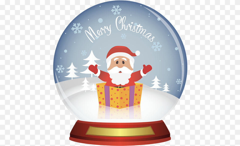 Collection Of Christmas Snow Globe Clipart Christmas Snow Globe Drawing Santa, Elf, Birthday Cake, Cake, Food Free Transparent Png