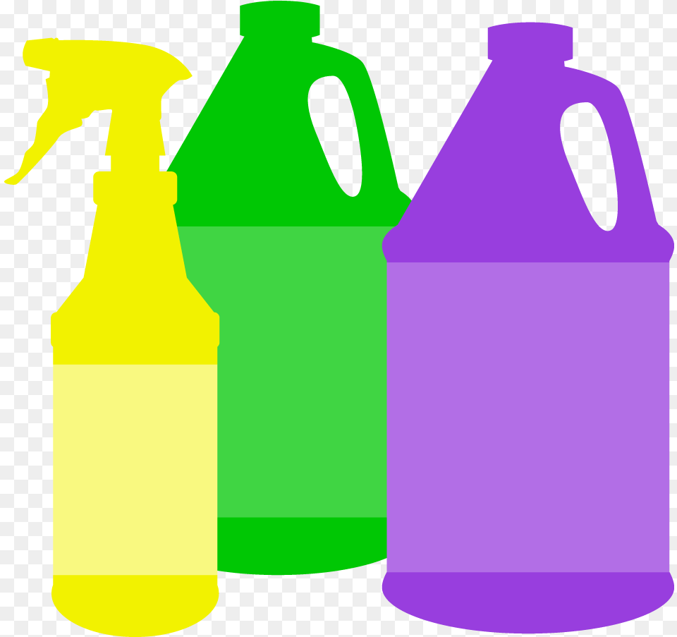 Collection Of Cleaning Cleaning Products Clipart, Bottle, Person Free Transparent Png