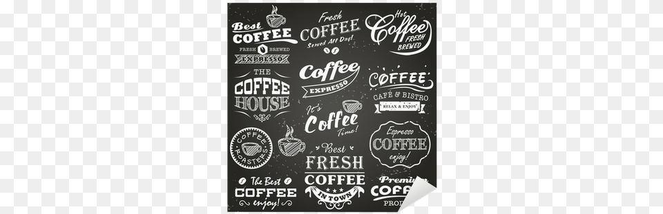 Collection Of Coffee Shop Coffee Shop Chalkboard Design, Blackboard, Advertisement, Poster, Text Png Image
