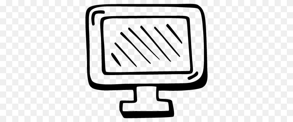 Collection Of Computer Screen Drawing Them And Try To Solve, Gray Free Transparent Png