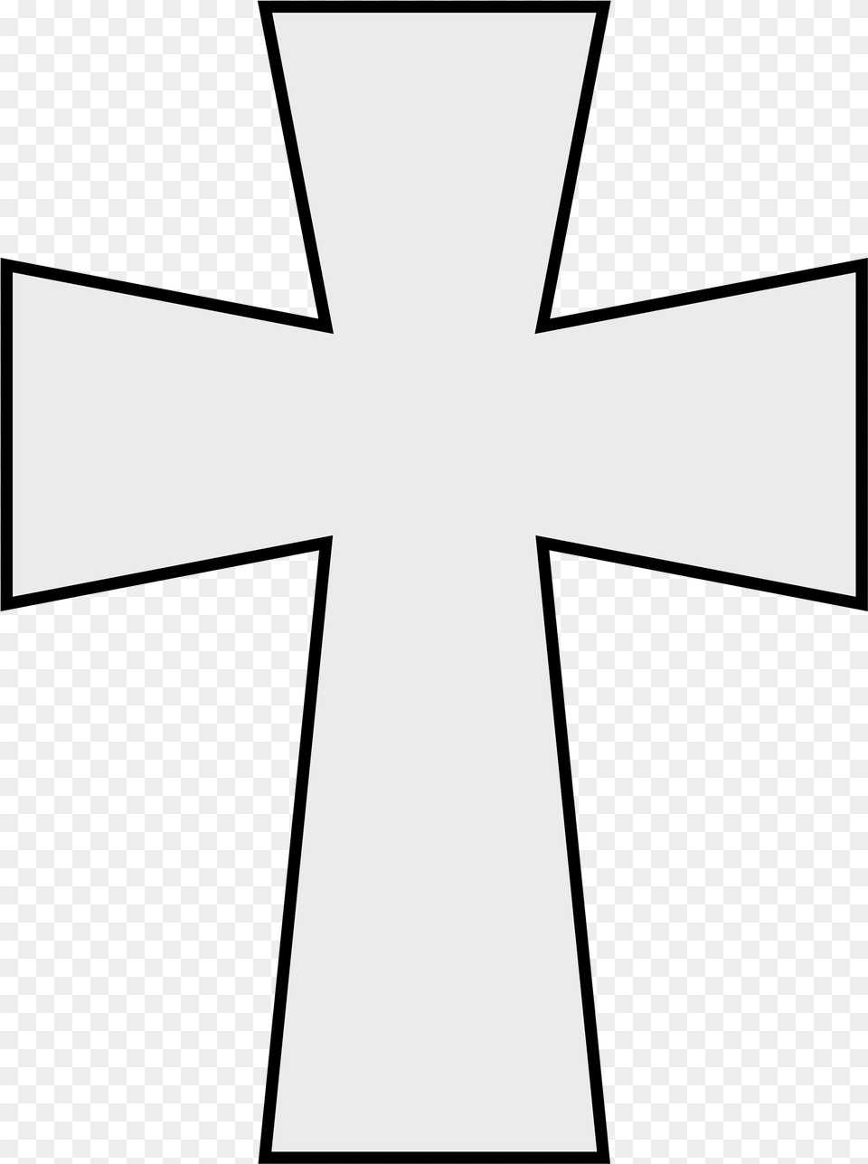 Collection Of Cross Line Drawing Line Drawing Simple Cross, Symbol Free Transparent Png