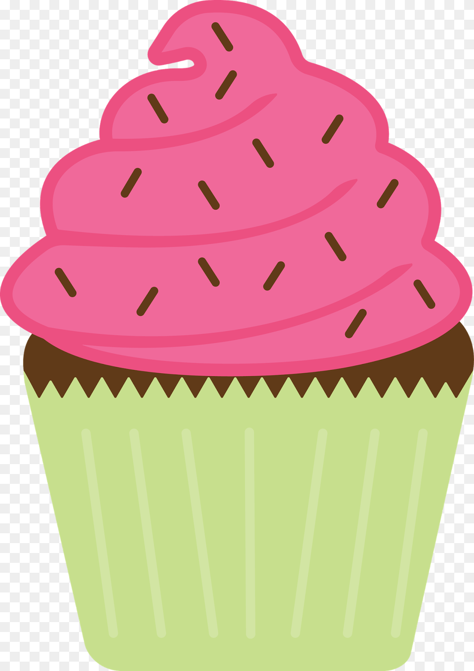Collection Of Cupcakes Drawing Beginner Download Silhouette Cupcakes Clipart Background, Cake, Cream, Cupcake, Dessert Png