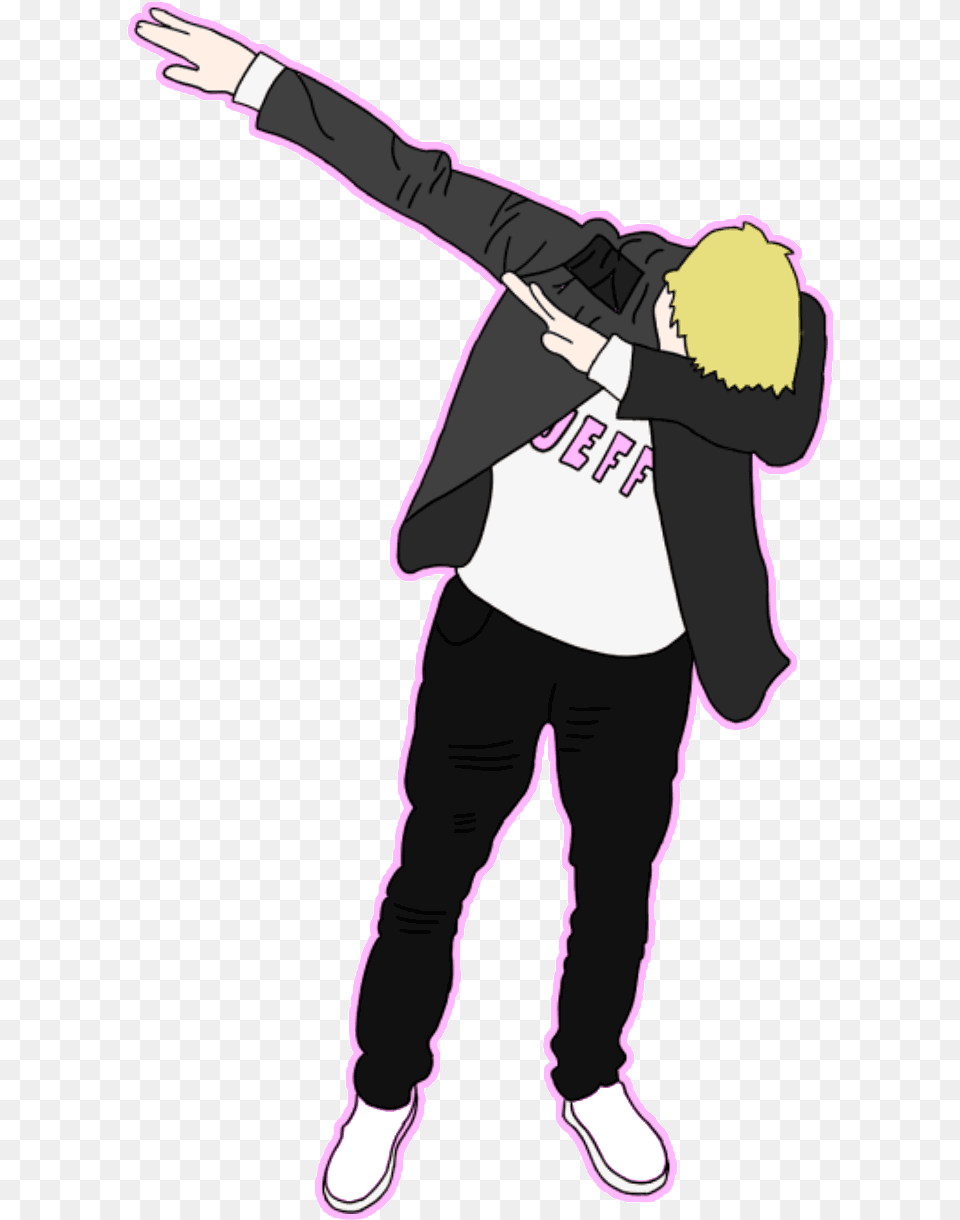 Collection Of Dab Background Dab Gif, Sleeve, Long Sleeve, Clothing, Purple Free Transparent Png