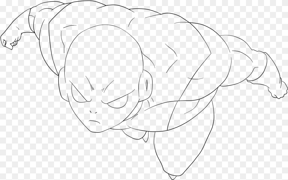 Collection Of Dragon Ball Jiren Drawing Line Art, Gray Png