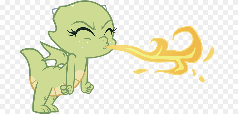 Collection Of Drawing Flames Cute On Cute Dragon Breathing Fire, Baby, Person, Alien, Head Free Png Download