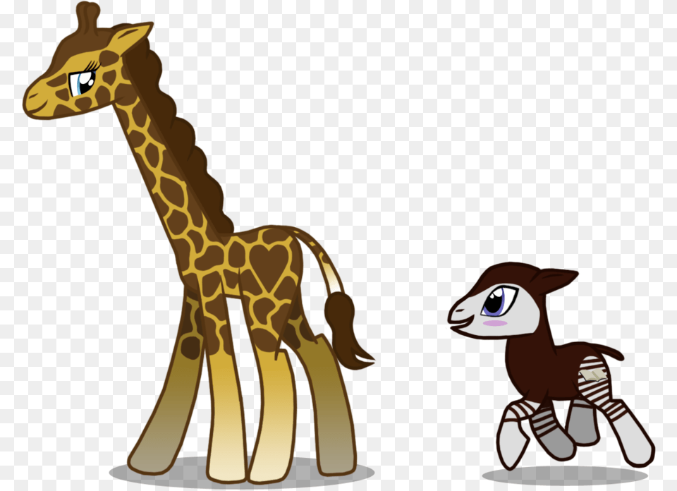 Collection Of Drawing Giraffes Tail My Little Pony Okapi, Animal, Giraffe, Mammal, Wildlife Free Png Download