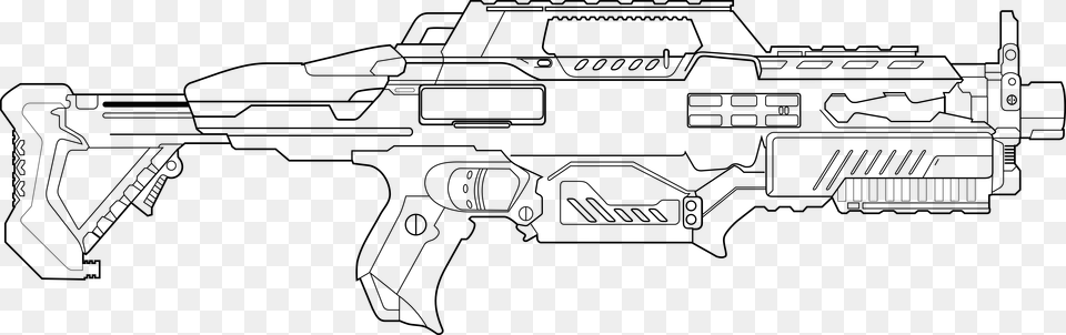 Collection Of Drawing Guns Design Download On Nerf Coloring Pages, Firearm, Weapon, Gun, Rifle Png
