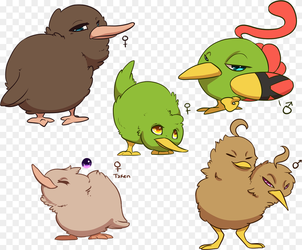 Collection Of Drawing High Quality Kawaii Kiwi Bird, Animal, Beak, Baby, Person Png