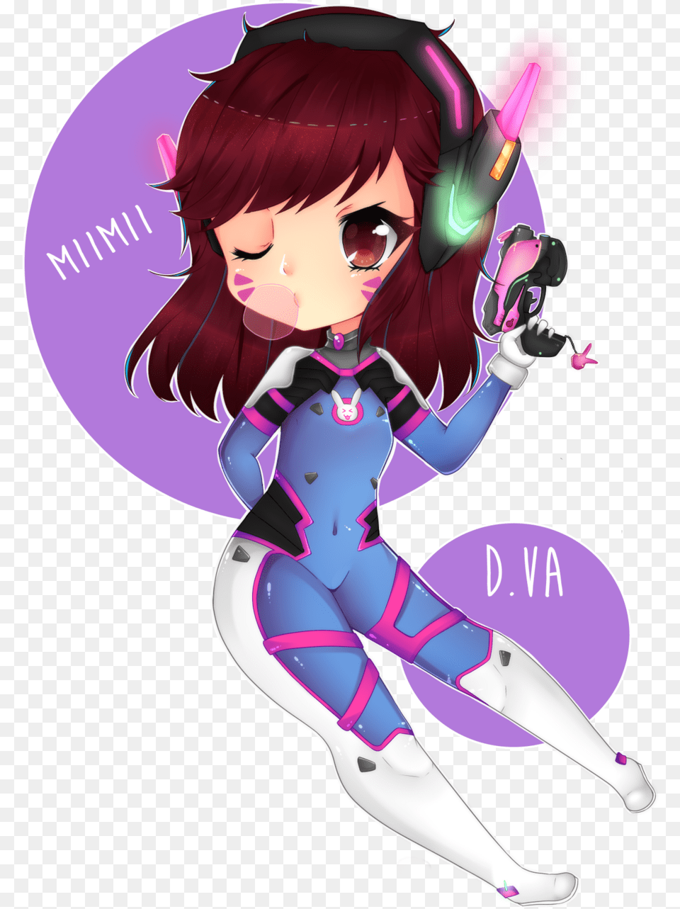 Collection Of Dva Drawing Chibi, Publication, Book, Comics, Adult Png