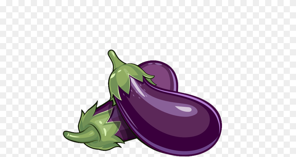 Collection Of Eggplant Drawing, Food, Produce, Plant, Vegetable Png Image