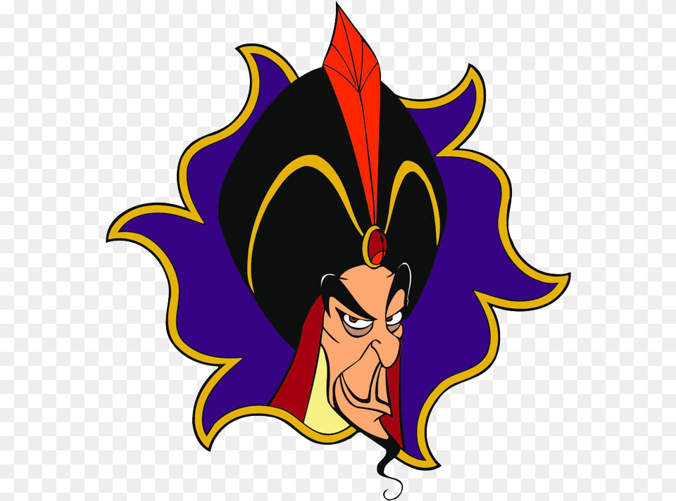 Collection Of Foreboded Jafar Clipart, Face, Head, Person, Cartoon Free Png