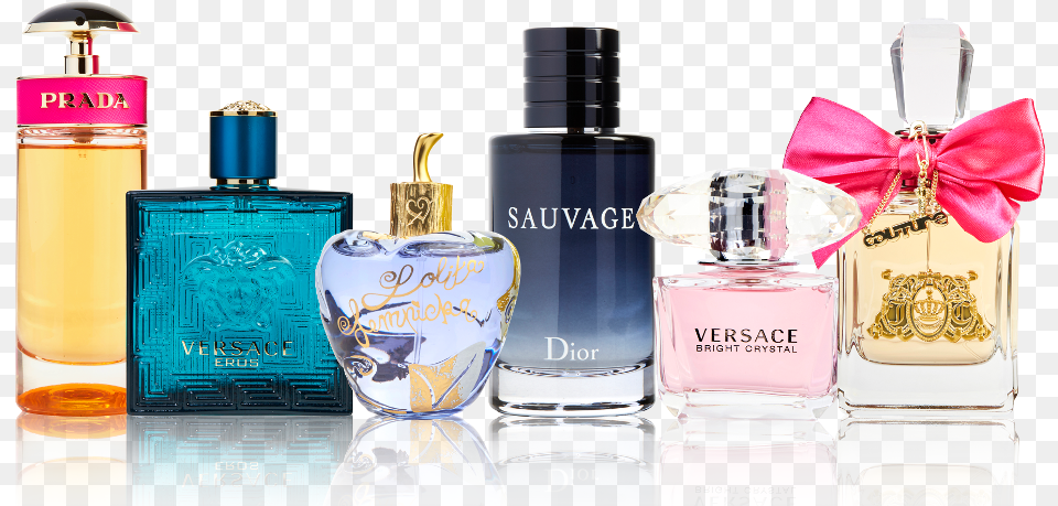 Collection Of Fragrance Bottles Perfume, Bottle, Cosmetics Free Png
