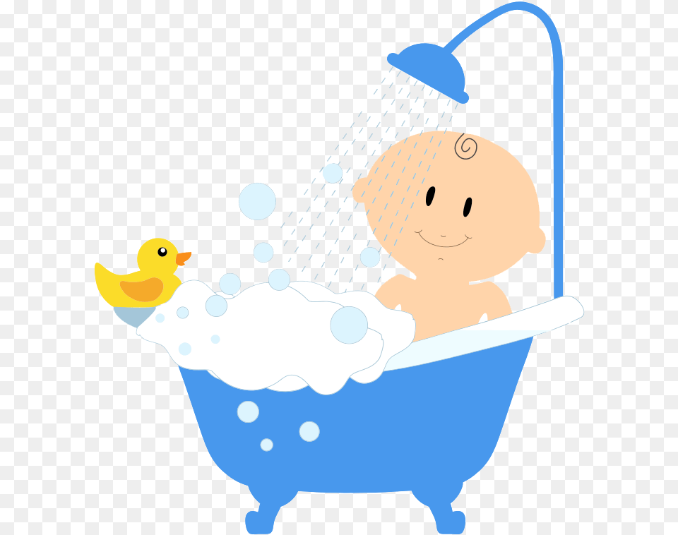 Collection Of Baby Boy Clipart Baby Bath Clipart, Bathing, Tub, Person, Bathtub Free Png