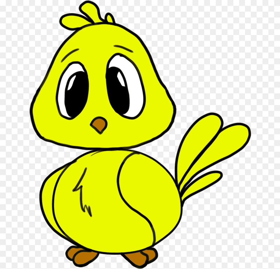 Collection Of Chicken Drawing Cartoon Character Cartoon Chicken Easy Drawing, Nature, Outdoors, Snow, Snowman Free Png Download
