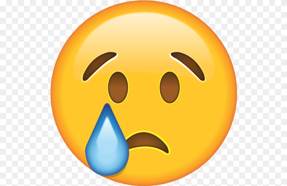Collection Of Crying Transparent Blue Emoji Sad Face Emoji, Astronomy, Moon, Nature, Night Free Png Download