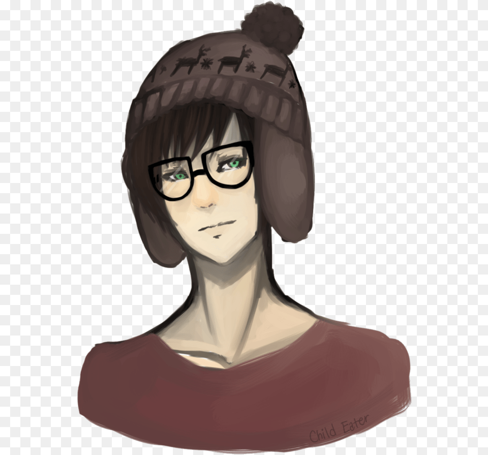Collection Of Guy On Ubisafe Hipster Boy Drawing, Woman, Person, Hat, Female Free Png Download