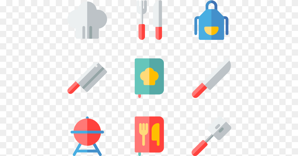 Collection Of Kitchen Vector Freepik Flat Kitchen Icon, Cutlery, Blade, Dagger, Knife Free Png
