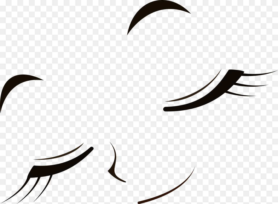 Collection Of Smile Vector Closed Eye Eyes Closed, Accessories, Formal Wear, Tie, Silhouette Free Transparent Png