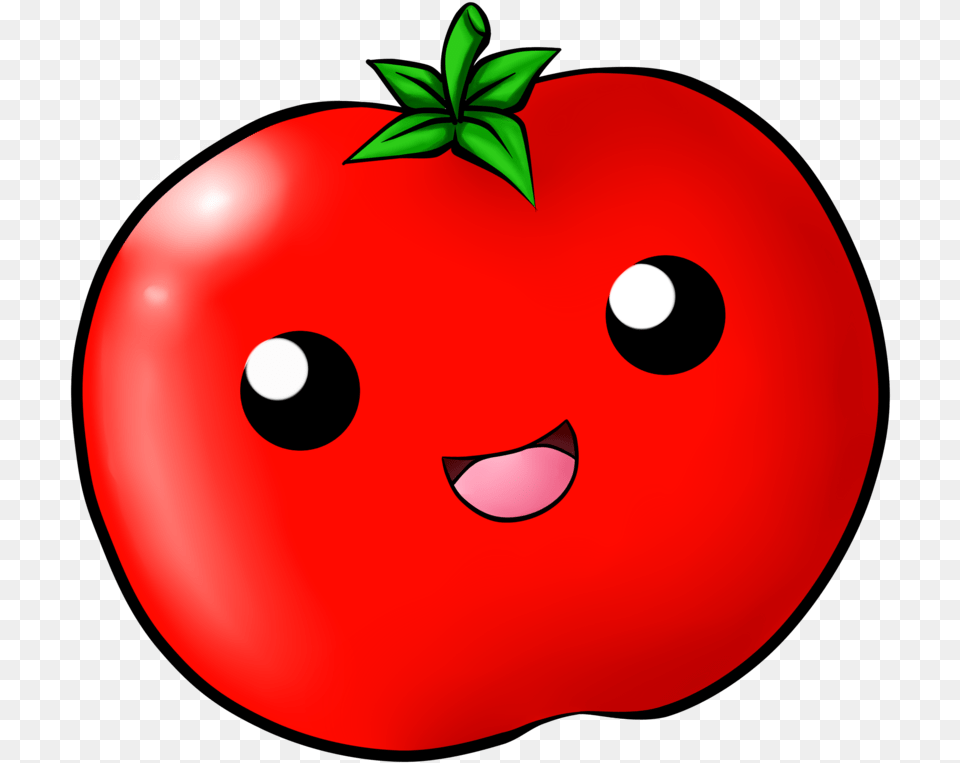 Collection Of Tomato Drawing Easy Download On Cute Tomato, Food, Plant, Produce, Vegetable Free Transparent Png