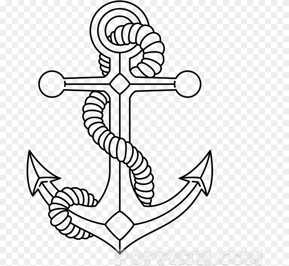 Collection Of Traditional Drawing Anchor Download Traditional Anchor Free Transparent Png