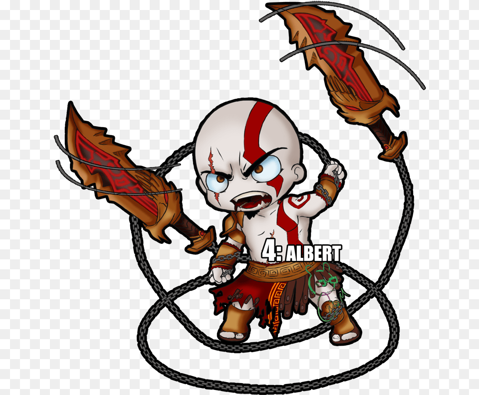Collection Of War Drawing Kratos Download On Ubisafe God Of War Kratos Chibi, Adult, Female, Person, Woman Free Png